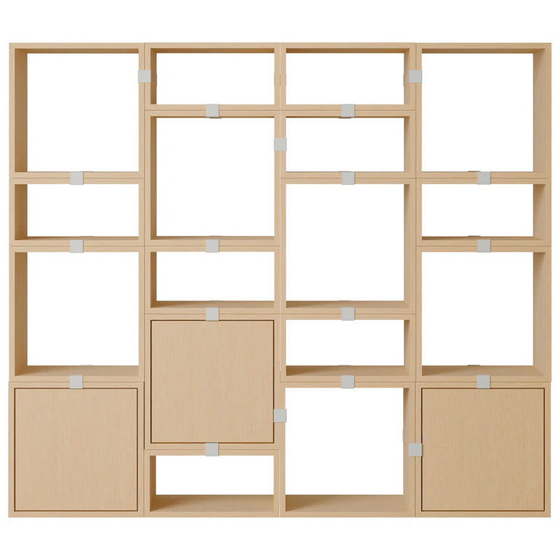 Stacked Configuration 4 Kirjahylly, Tammi