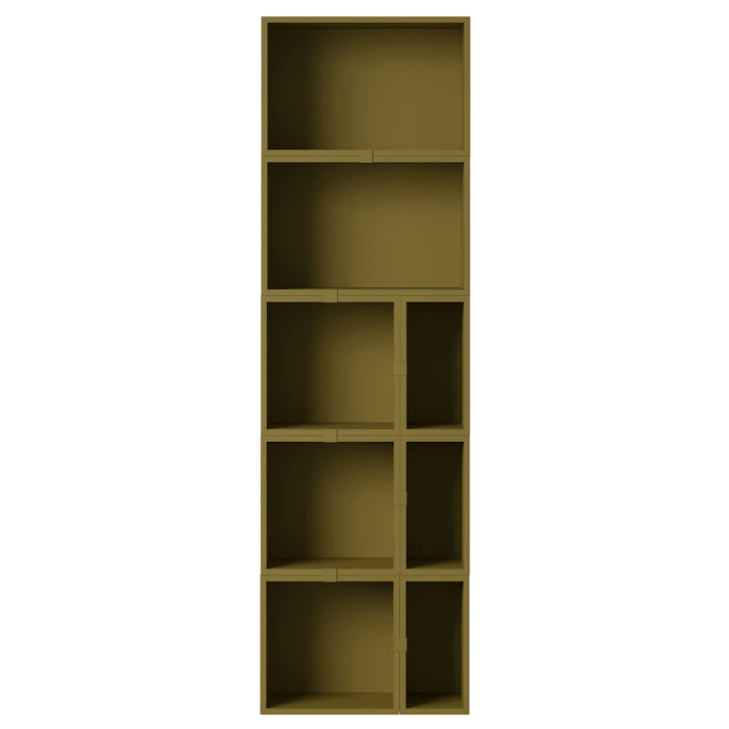 Stacked Configuration 7 Kirjahylly, Tummanvihreä