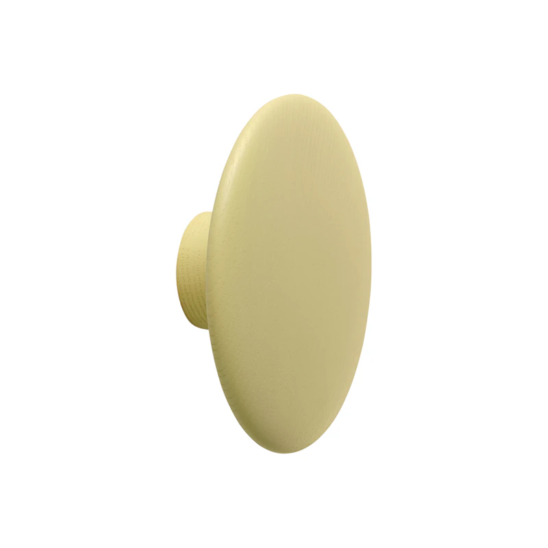 Dots Koukku Puu halkaisija 13 cm, Yellow Beige