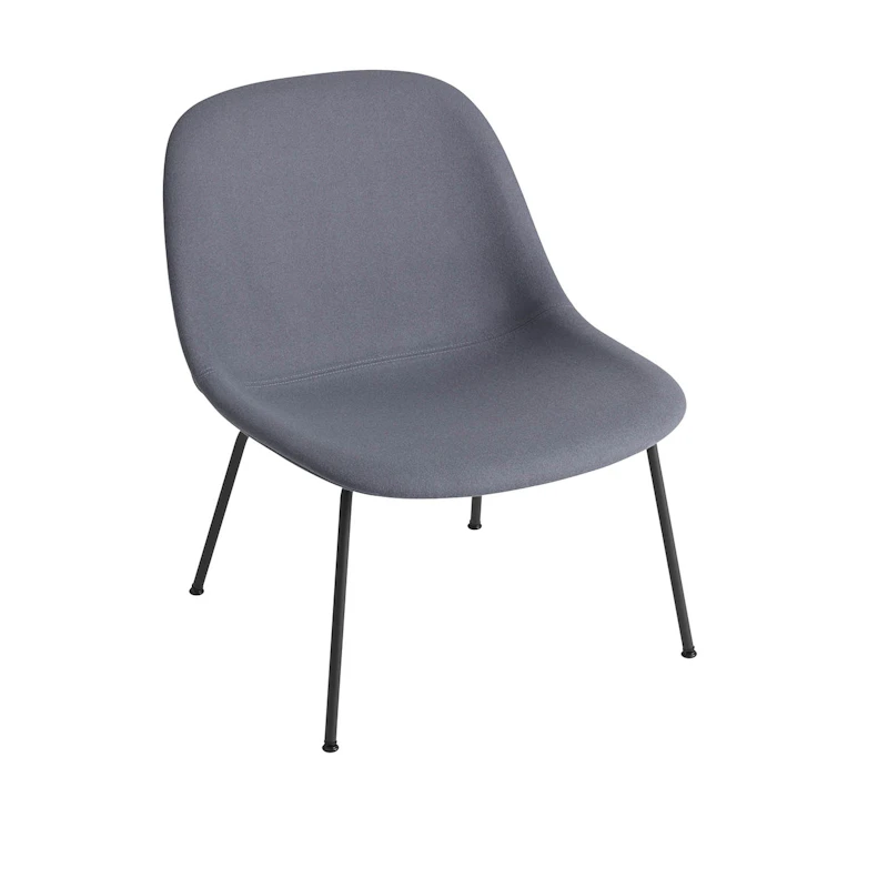Fiber Tube Lounge-tuoli, Divina 154/Musta
