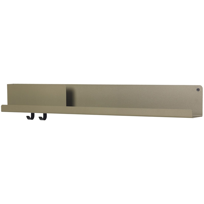 Folded Hylly 13x96 cm, Olive