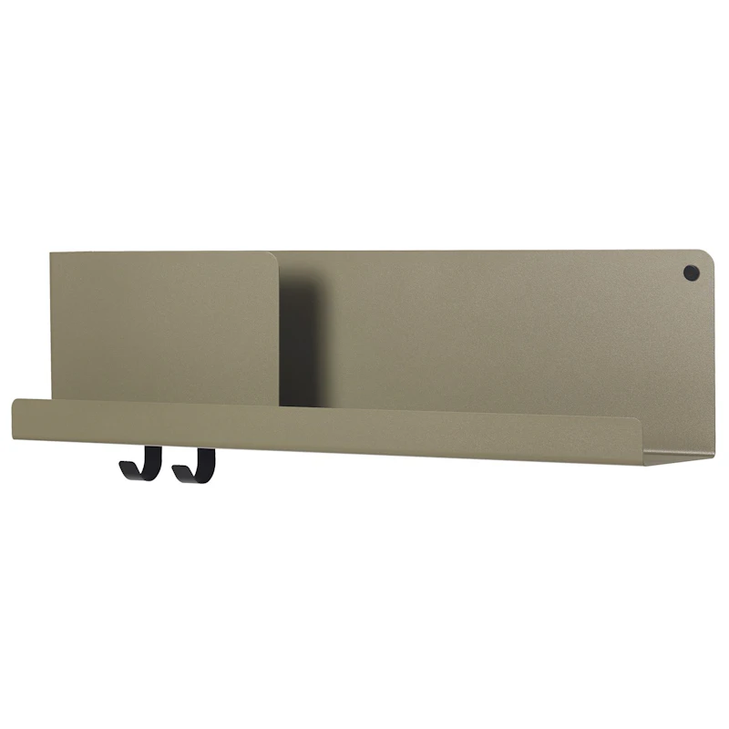 Folded Hylly 16,5x63 cm, Olive