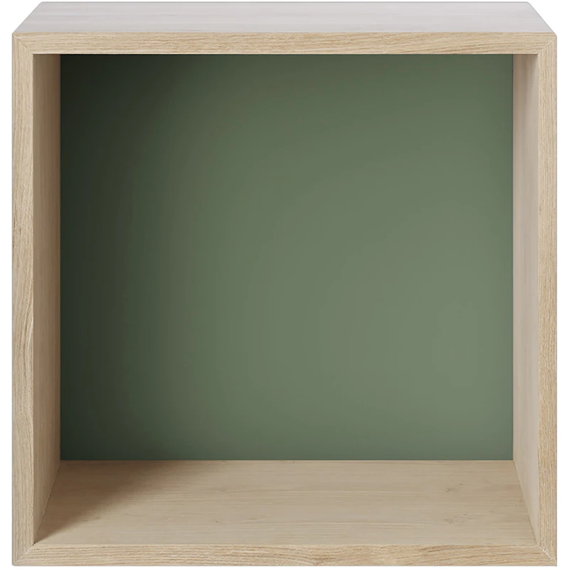 Mini Stacked Hylly, Tammi / Dusty Green