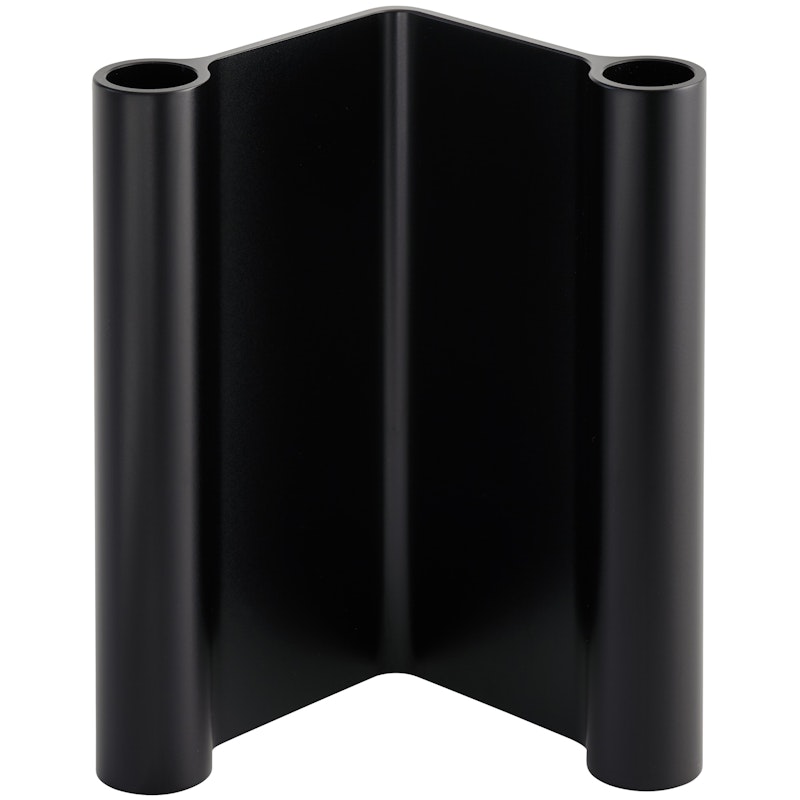 Pair Candle Holder 18 cm, Black