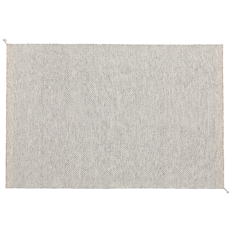 Ply Matto Kierrätetty Polyesteri Musta / Valkoinen, 170x240 cm