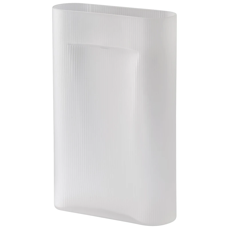 Ridge Vaasi Huurrettu Lasi 48,5 cm, Valkoinen