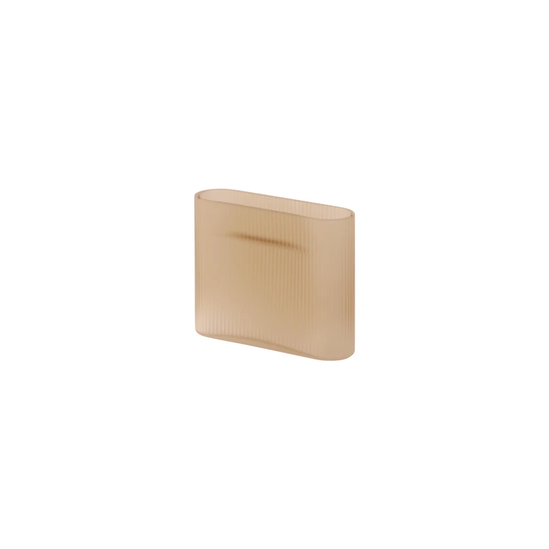 Ridge Vaasi Huurrettu Lasi 16,5 cm, Light Orange