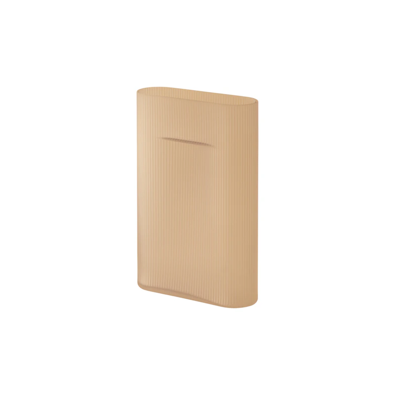 Ridge Vaasi Huurrettu Lasi 35 cm, Light Orange