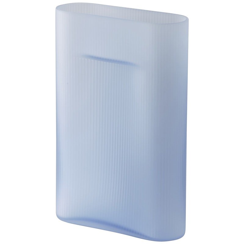 Ridge Vaasi Huurrettu Lasi 35 cm, Vaaleansininen