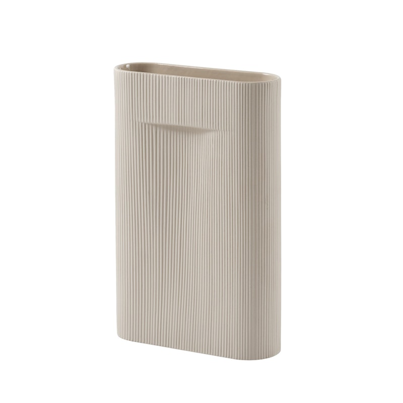 Ridge Vaasi 48 cm, Beige