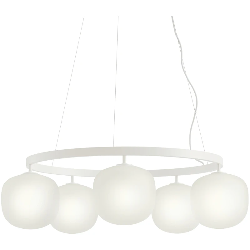 Rime Kattokruunu 80 cm, Valkoinen