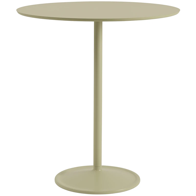 Soft Baaripöytä Ø95x105 cm, Laminaatti Beige Green