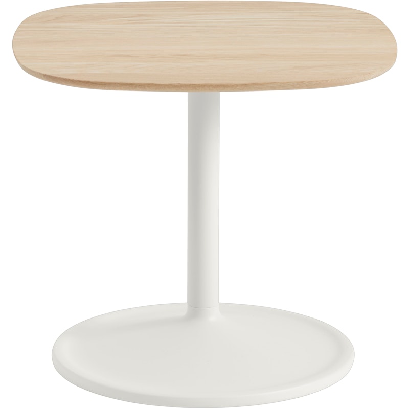 Soft Sivupöytä, 45x45x40 cm, Tammi/Off-white