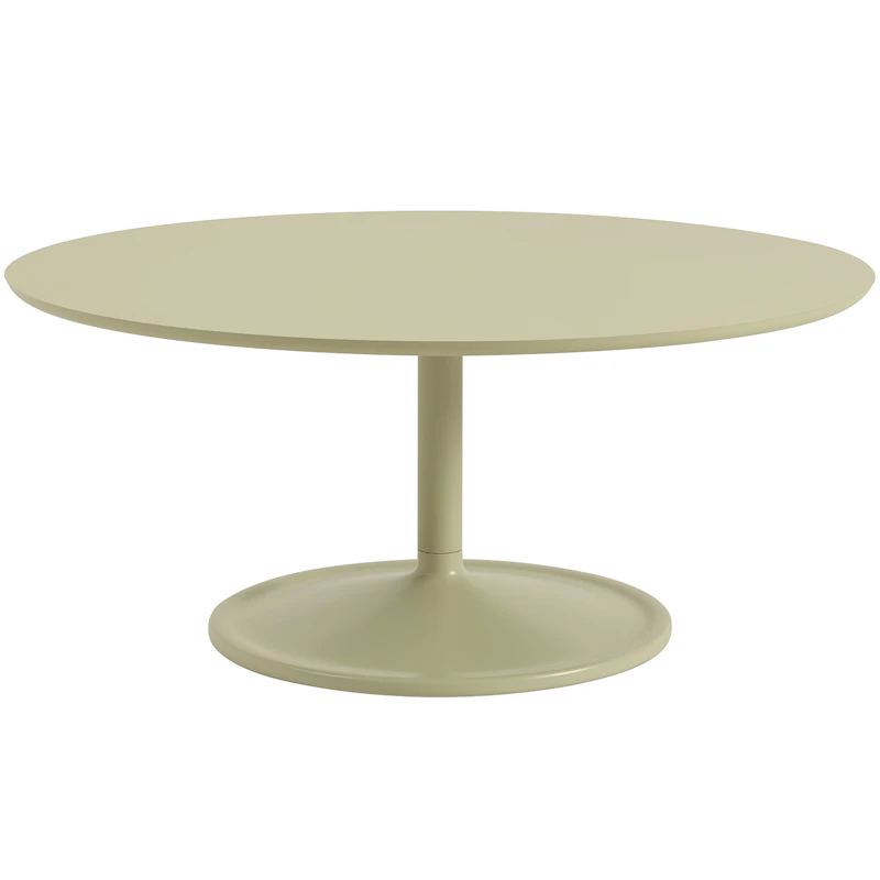 Soft Sohvapöytä Ø95 cm, Laminaatti Beige Green