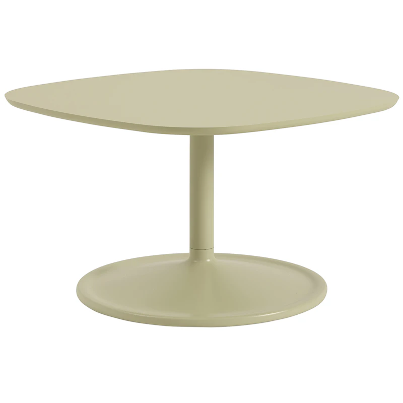 Soft Sohvapöytä 70x70 cm, Laminaatti Beige Green