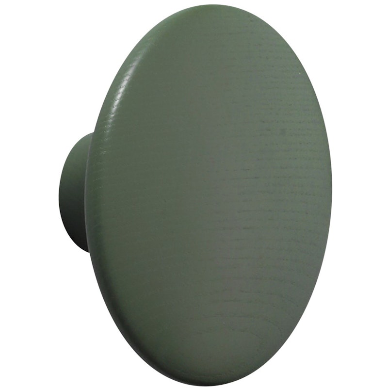 Dots Koukku Puu Ø13 cm, Dusty Green