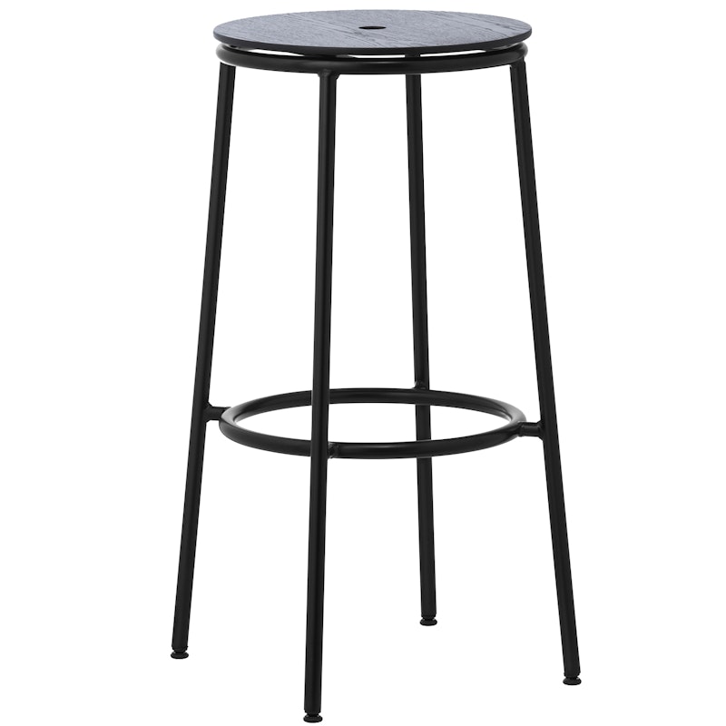 Circa Barstool 65 cm Black Steel Baarijakkara Black Oak