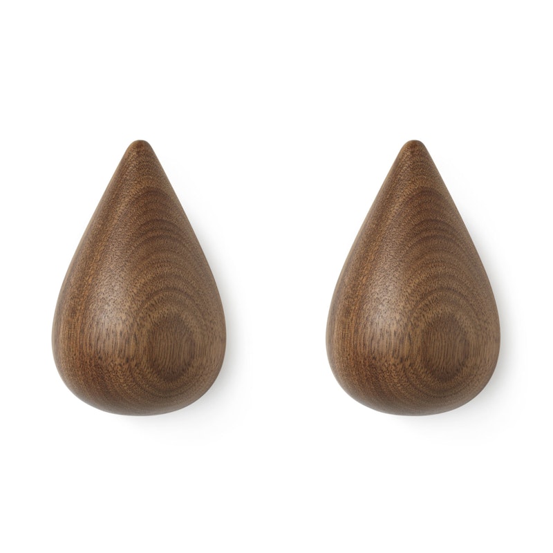 Dropit Hooks Large Walnut - 2 kpl