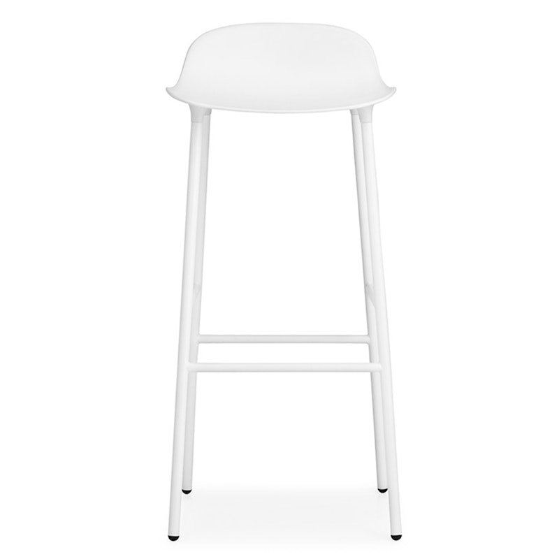 Form Baarituoli 75cm, White/Steel