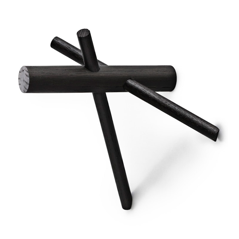 Sticks koukku 2-pakkaus, Musta