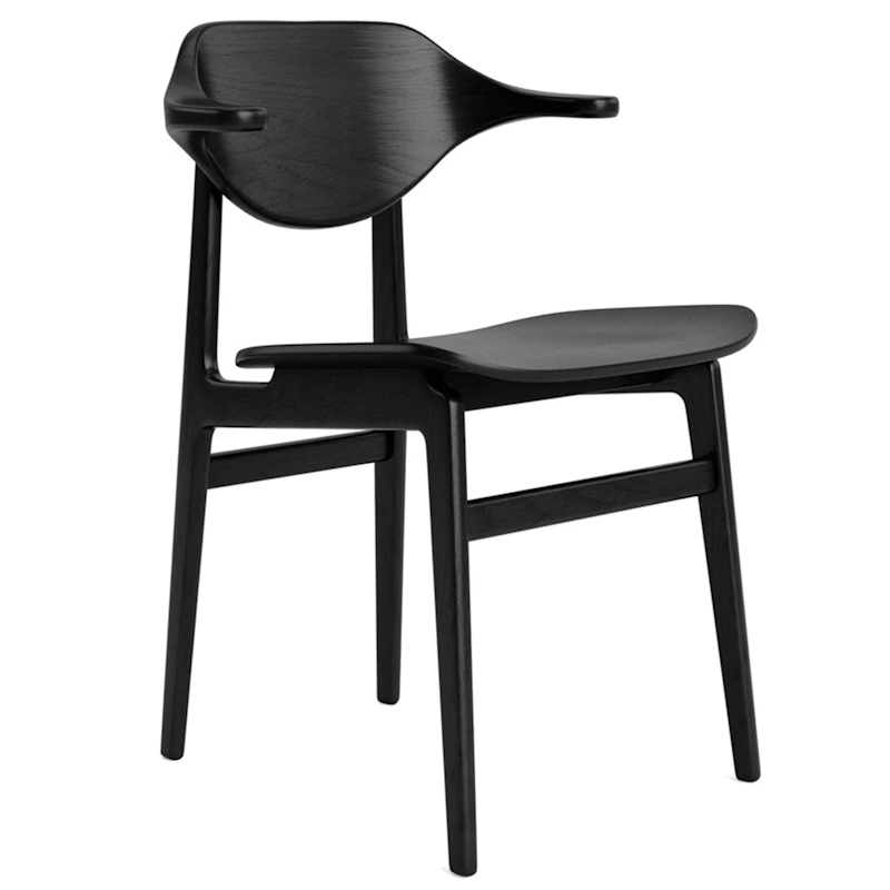 Bufala Chair, Black Oak