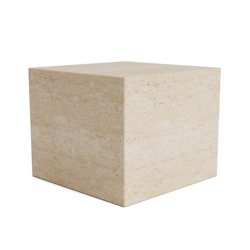 Cubism Coffee Table 45x45 cm, Beige