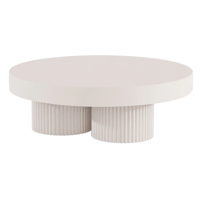 Gear Coffee Table Ø120 cm, Chalk
