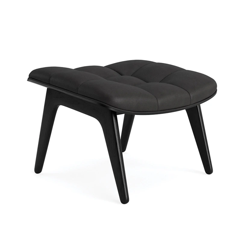 Mammoth Footstool, Black