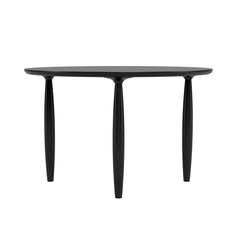 Oku Dining Table Ø120 cm, Black