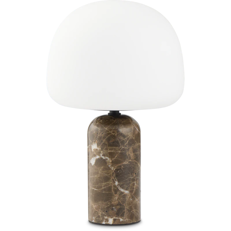 Kin Pöytävalaisin Ruskea Marmori 33 cm