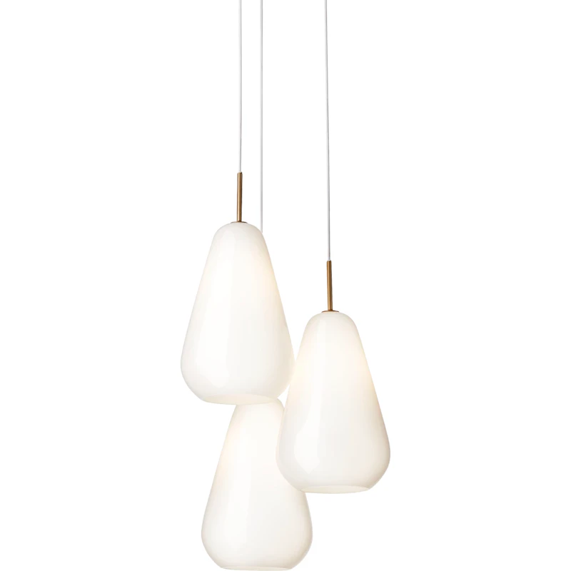 Anoli 3 Kattokruunu, Nordic Gold / Opal