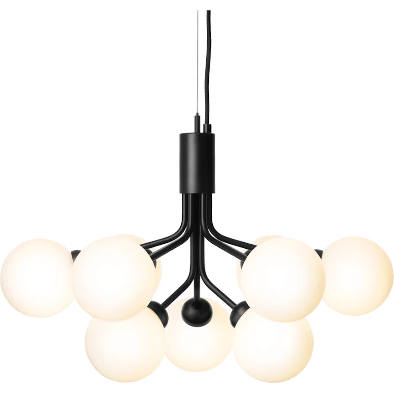 Apiales 9 Kattokruunu, Satin Black / Opal