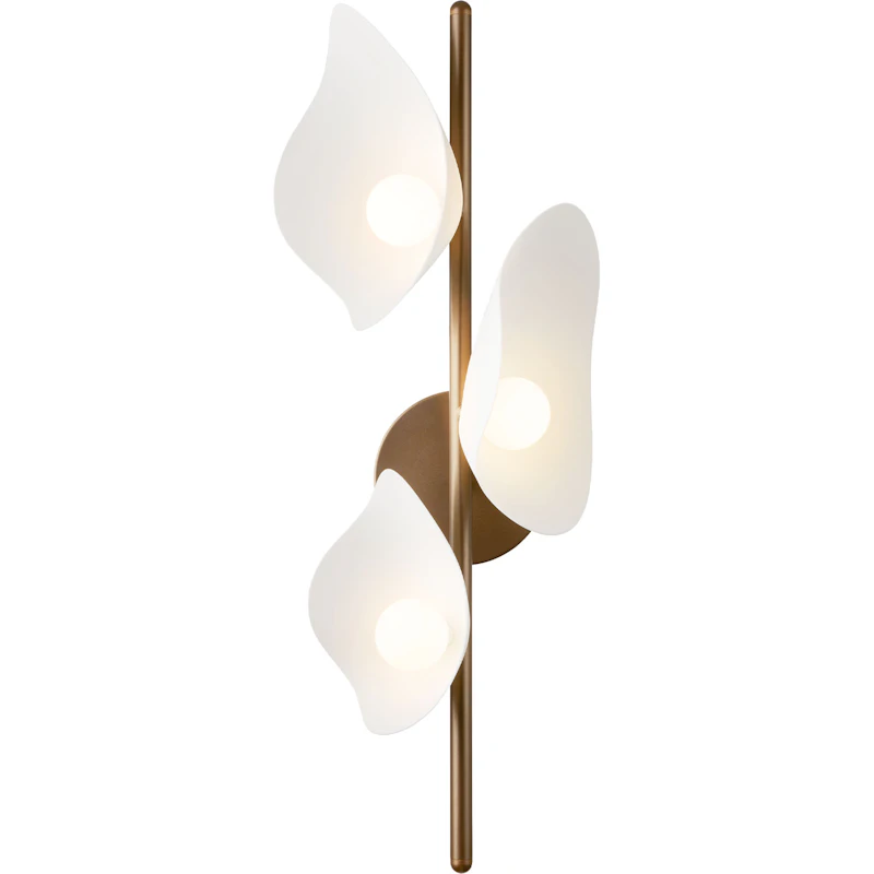 Florii 3 Seinävalaisin, Dark Bronze / Valkoinen