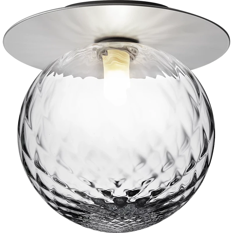 Liila 1 Seinä-Kattovalaisin 255 mm, Light Silver / Kirkas