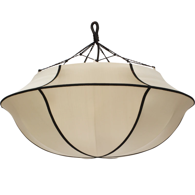Indochina Lampunvarjostin Umbrella, Classic / Musta