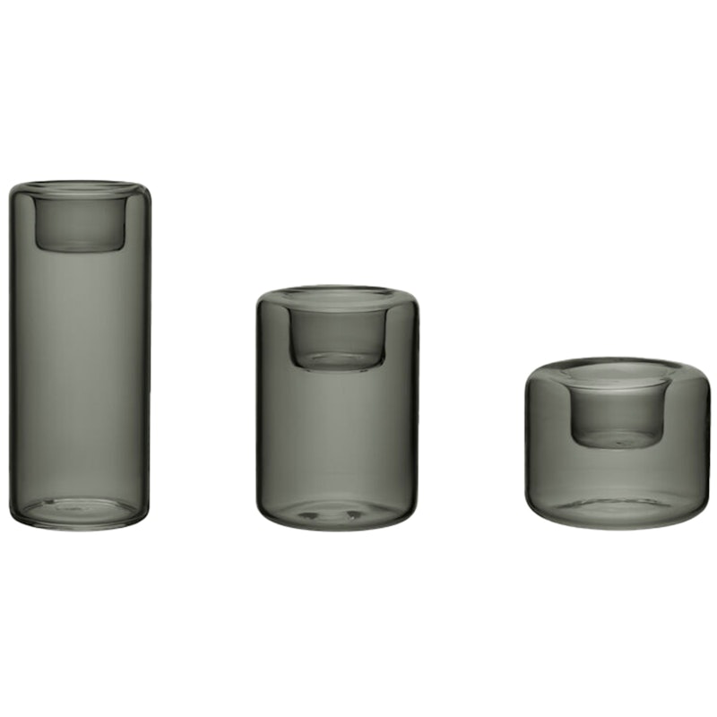 Happy Kynttilänjalka 3 Kappaletta, Antrasiitti