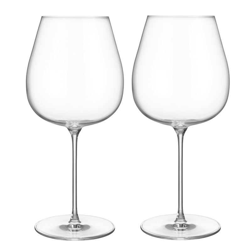 Orrefors x Björn Frantzén Punaviinilasi 75 cl 2 kpl:n pakkaus