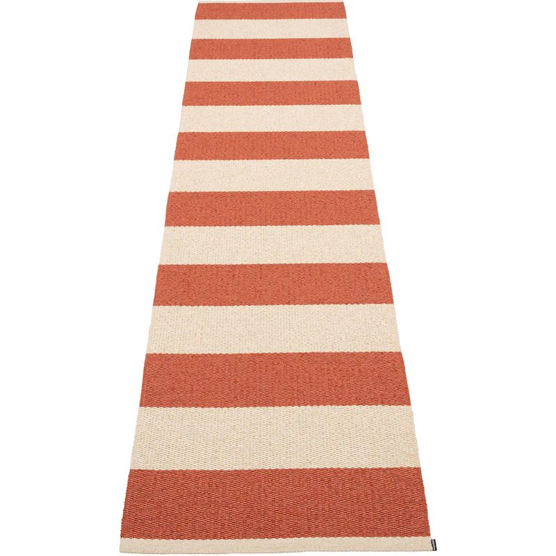 Bob Matto 70x300 cm, Tiilenpunainen/Vanilla