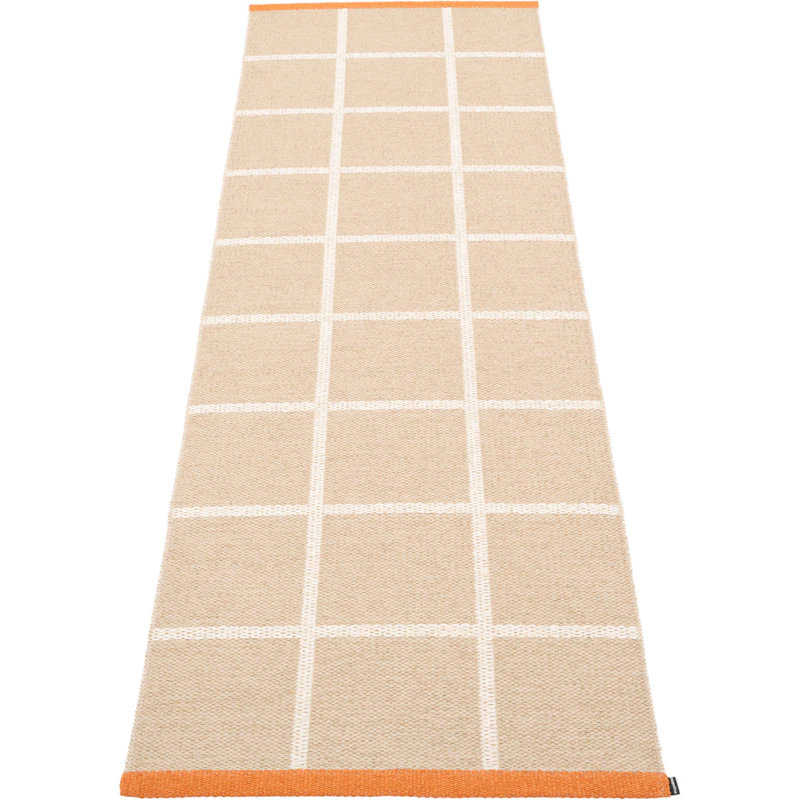 Criss Muovimatto Beige / Vanilla / Pale Orange, 70x225 cm
