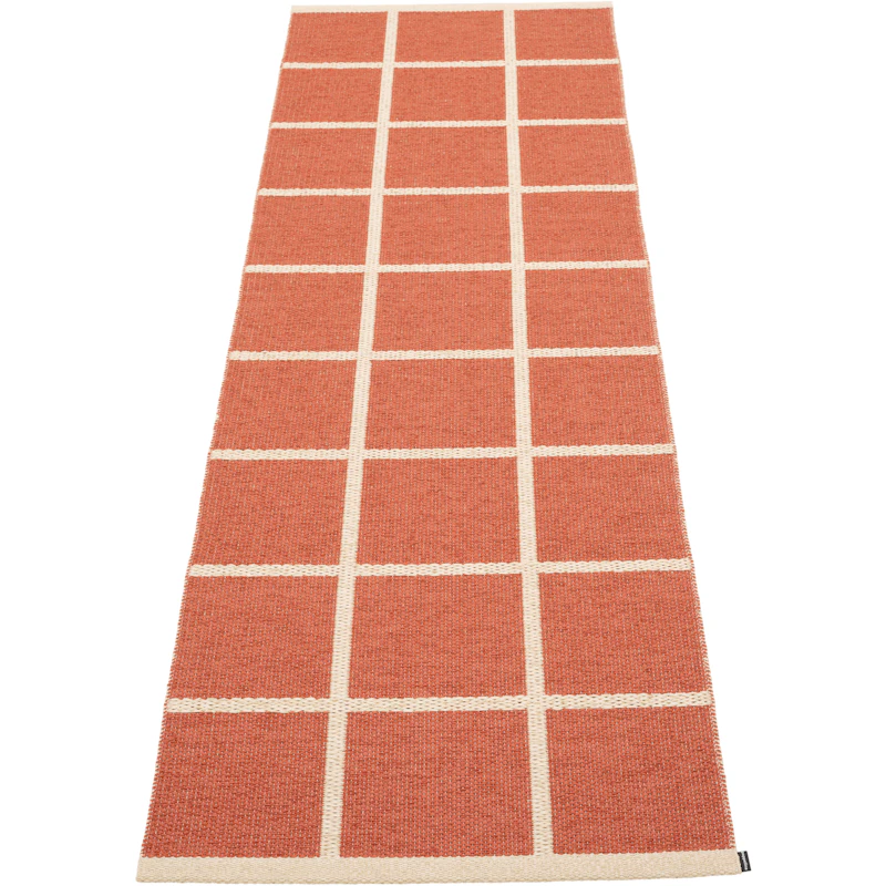 Criss Muovimatto Brick / Cream, 70x225 cm