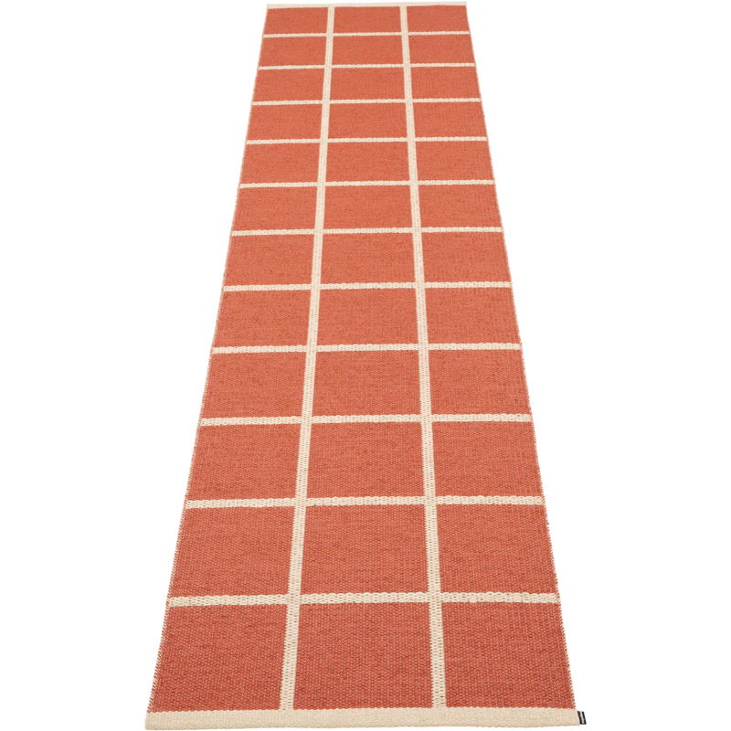 Criss Muovimatto Brick / Cream, 70x300 cm