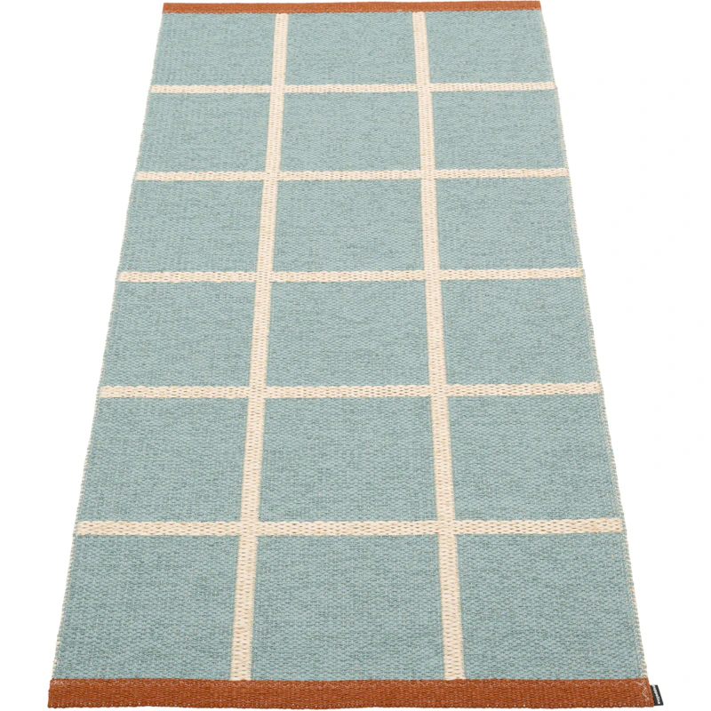 Criss Muovimatto Haze / Cream / Rust, 70x150 cm