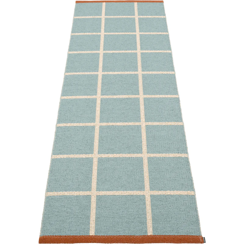 Criss Muovimatto Haze / Cream / Rust, 70x225 cm