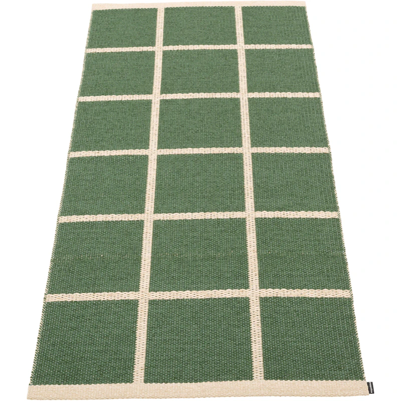 Criss Muovimatto Leaf / Cream, 70x150 cm