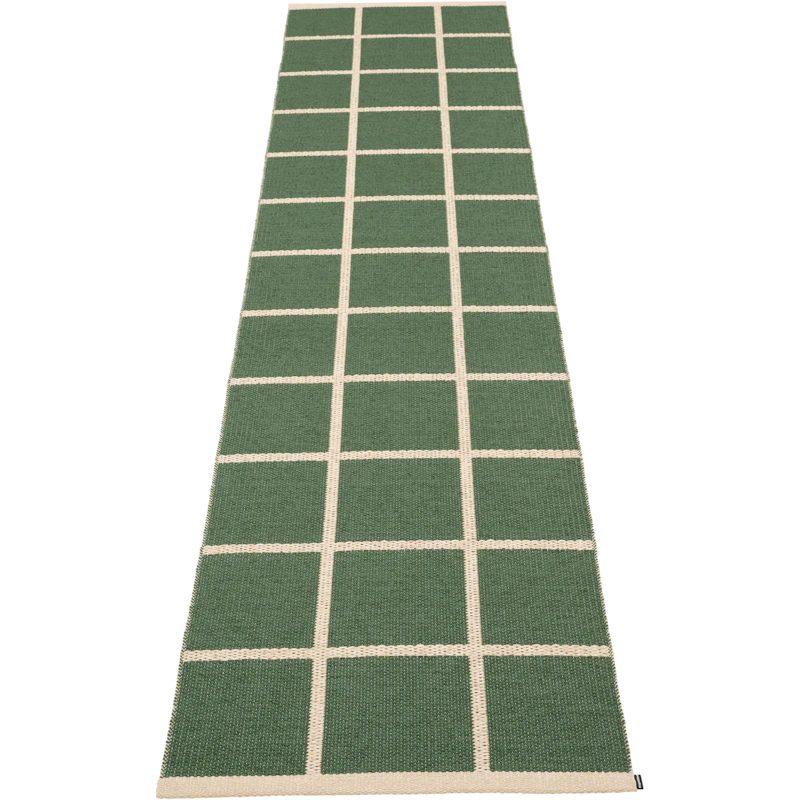 Criss Muovimatto Leaf / Cream, 70x300 cm