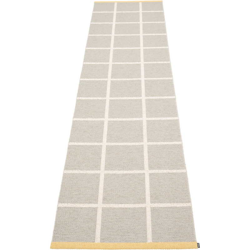 Criss Muovimatto Linen / Vanilla / Pale Yellow, 70x300 cm