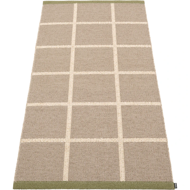Criss Muovimatto Potato / Cream / Pine, 70x150 cm