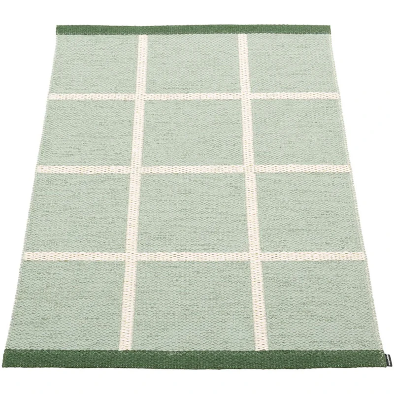 Criss Pop Muovimatto 70x100 cm, Misty Mint / Vanilla / Leaf