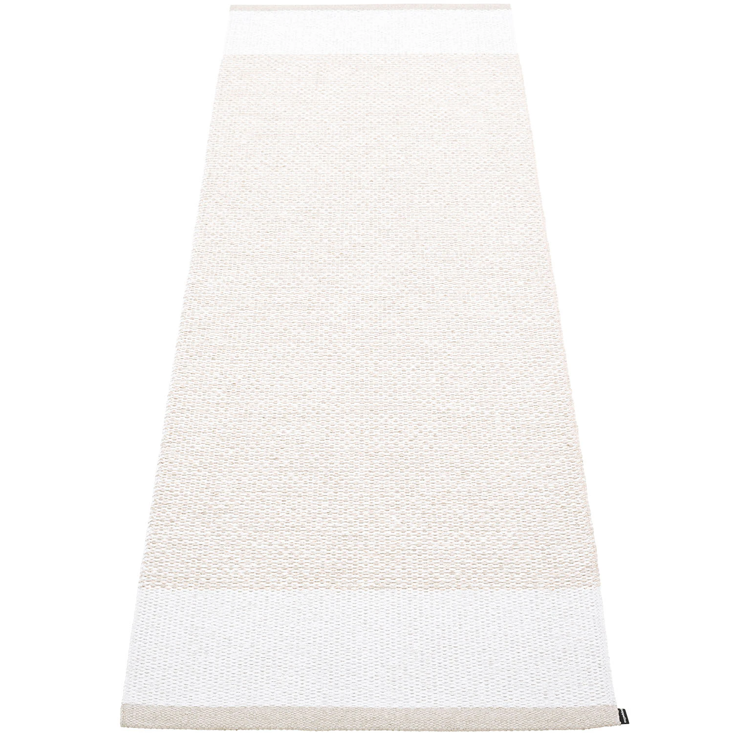Edit Matto Fossil / White / White Metallic, 85x260 cm | Rum21.fi