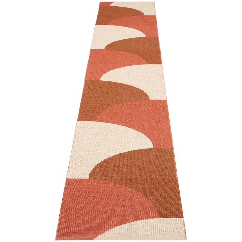 Hill Matto 70x360 cm, Brick / Rust / Cream